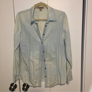 Nine West Vintage America Denim Botton Down Size M Preowned